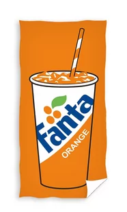 Ręcznik kąpielowy Fanta Fresh Drink, 70 x 140 cm - Okrycia kąpielowe dla dzieci - miniaturka - grafika 1