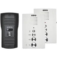 Domofony - Eura-Tech DOMOFON EURA ADP-51A3 DIFESA 1-rodzinny 2 unifony interkom biały A31A251 - miniaturka - grafika 1