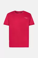 Koszulki męskie - ESPRIT T-shirt męski 992EE2K307, 650/DARK PINK, S, 650 / ciemnoróżowy, S - miniaturka - grafika 1