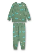 Piżamy chłopięce - Sanetta Piżama w kolorze zielonym - miniaturka - grafika 1