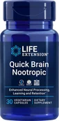 Układ nerwowy - Life Extension Quick Brain Noontropic - 30 kapsułek - miniaturka - grafika 1