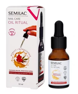 SEMILAC Nail Care Oil Ritual Regenerujący Olejek do paznokci i skórek 11ml - Olejki i oliwki do paznokci - miniaturka - grafika 1