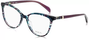 TOUS VTOB35V okulary, Shiny Black/petroleum/fiolet wielokolorowy, 54 damskie, Shiny Black/Petroleum/Violet Multicolure, 54 - Okulary przeciwsłoneczne - miniaturka - grafika 1