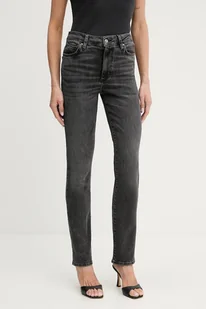 BOSS jeansy damskie kolor szary 50545012 - Spodnie damskie - miniaturka - grafika 1
