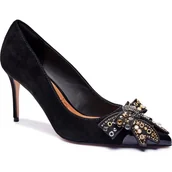 Czółenka - Kurt Geiger Skórzane szpilki 225-BELGRAVIA STUD BOW - miniaturka - grafika 1