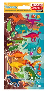 Naklejki Z Dinozaurami Tweeny Foamy Decor - Zabawki kreatywne - miniaturka - grafika 1