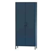 Szafy - Szafa ubraniowa metalowa połyskująca Modern JAN NOWAK FLAVIO: granatowa - miniaturka - grafika 1