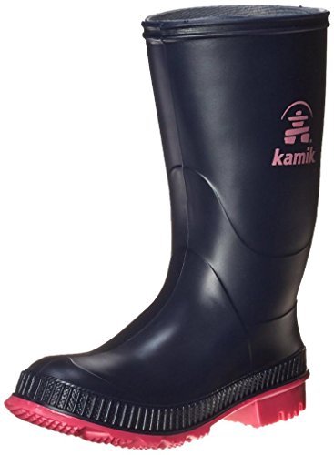 Kamik Unisex dziecięce kalosze Stomp, niebieski - Niebieski granatowy Black Nak - 37 eu