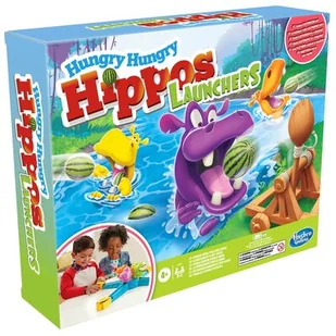 Hasbro Hungry Hippos Launchers - Gry planszowe - miniaturka - grafika 1