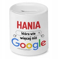 Skarbonki - Skarbonka Dla Hani na Urodziny Idealny Prezent z Nadrukiem ze Zdjęciem - miniaturka - grafika 1