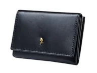 Portfele - PUCCINI skórzany portfel damski MU1950 1 czarny RFID MU1950 1 - miniaturka - grafika 1