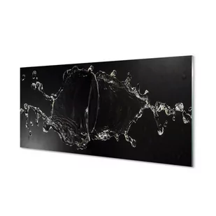 Panel szkło hartowane  Woda krople chlust 120x60 - Dekoracje domu - miniaturka - grafika 1