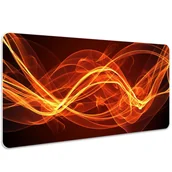 Podkładki na biurko - Mata ochronna na biurko Czerwony płomień 100x50 cm, Dywanomat - miniaturka - grafika 1