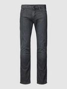 Spodnie męskie - Jeansy o kroju slim fit z 5 kieszeniami - miniaturka - grafika 1