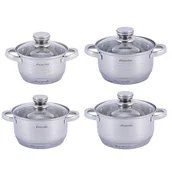 Zestawy garnków i patelni - Komplet garnków 8 elementowy Kamille KM-4916 - miniaturka - grafika 1