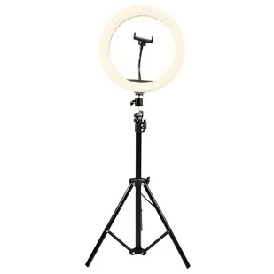 12" LED Ring light Denver lampa pierścieniowa - Gadżety dla graczy - miniaturka - grafika 1