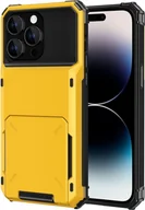 Etui i futerały do telefonów - König Design Etui kompatybilne z Apple iPhone 15 Pro Max Plastikowe, miękkie etui na telefon - Żółte etui na telefon komórkowy - miniaturka - grafika 1