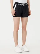 Spodenki damskie - Under Armour Szorty sportowe Ua Play Up 2-In-1 1351981 Czarny Loose Fit - miniaturka - grafika 1