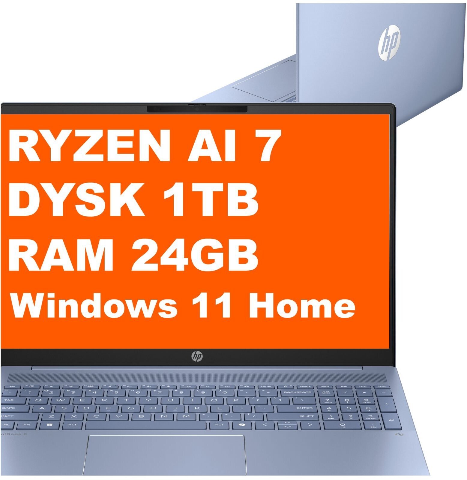 HP OmniBook 5 16-ag1011na / C0SM7EA / Ryzen AI 7 / 24GB / 1TB / Radeon 860M / 16