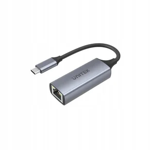 Kabel adapter Unitek U1312A USB-C 3.1 Gen 1 - RJ45 1000 Mbps - Kable komputerowe i do monitorów - miniaturka - grafika 1