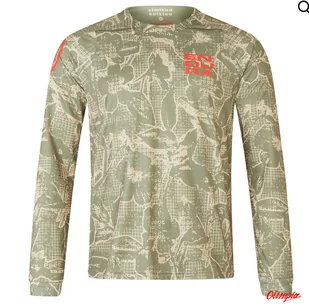 Koszulka Endura Grid Floral LTD Printed L/S TEE - Koszulki rowerowe - miniaturka - grafika 1