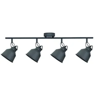 Polux Plafon LAMPA sufitowa NIKO 4 311849 industrialna OPRAWA regulowane reflektorki metalowe czarne 311849 - Lampy sufitowe - miniaturka - grafika 1