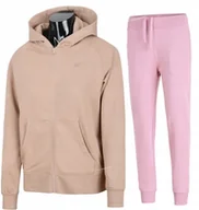 Spodnie sportowe damskie - 4F DAMSKI DRES BAWEĹNA KOMPLET BLUZA SPODNIE / rozm XL - miniaturka - grafika 1