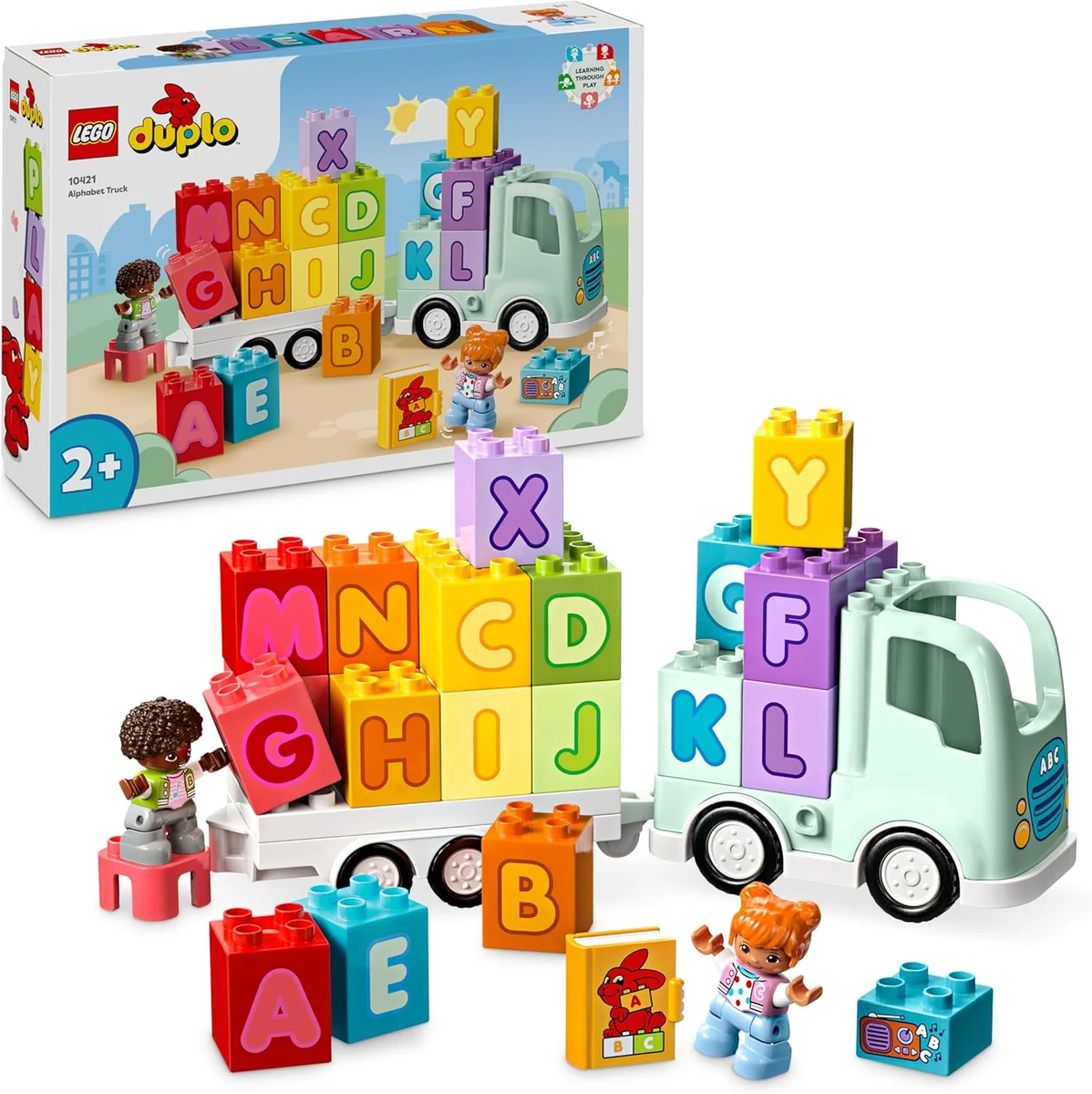 LEGO DUPLO Ciężarówka z alfabetem 10421 klocki edukacyjne 36 elementów