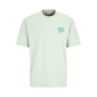 Męska Koszulka z krótkim rękawem FILA BROVO OVERSIZED FAM0331-60026 – Zielony - Koszulki męskie - miniaturka - grafika 1