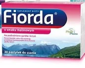 Przeziębienie i grypa - PhytoPharm Fiorda o smaku malinowym x 30 pastylek do ssania - miniaturka - grafika 1