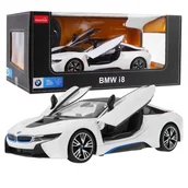 Zabawki zdalnie sterowane - Rastar, auto zdalnie sterowane samochód R/C BMW i8 Biały 1:14 RASTAR - miniaturka - grafika 1