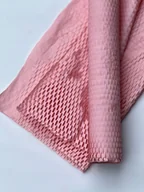 Folia, papier śniadaniowy, serwetki - Folia florystyczna do pakowania prezentow Plaster miodu 50cmX10m Pudrowy - miniaturka - grafika 1