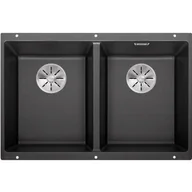 Zlewozmywaki - Blanco SUBLINE 350/350-U antracyt 523574 - miniaturka - grafika 1
