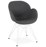 Krzesła - Kokoon Design Krzesło Design Lider ciemnoszare AC01930DG - miniaturka - grafika 1