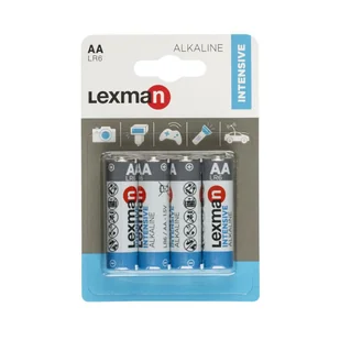 Bateria alkaliczna LR6/AA 4 SZT. LEXMAN - Baterie i akcesoria - miniaturka - grafika 4