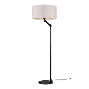 Trio Cassio 414400132 lampa stojąca podłogowa 1x60W E27 czarna/biała - Lampy stojące - miniaturka - grafika 1