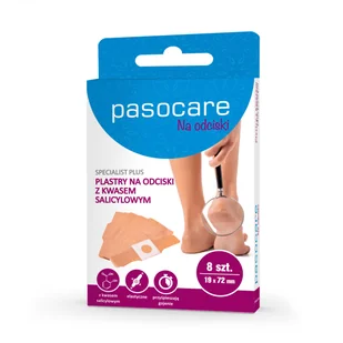 PASO Plastry pasocare specialist plus na odciski x 8 szt - Pielęgnacja stóp - miniaturka - grafika 1