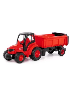 POLESIE Traktor "Champion" z przyczepką - 12 m+ (produkt niespodzianka) - Jeździki dla dzieci - miniaturka - grafika 1