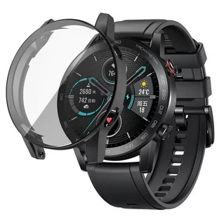 Etui Metalic Huawei Honor Magic Watch 2 46Mm Czarne - Akcesoria do smartwatchy - miniaturka - grafika 1