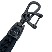 Breloki - Brelok Do Kluczy Samochodowych Iveco Metal Skóra - miniaturka - grafika 1