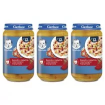 Gerber Obiadek kaszotto z cielęciną i czerwonymi warzywami dla dzieci po 12 miesiącu Zestaw 3 x 250 g - Dania dla dzieci - miniaturka - grafika 1