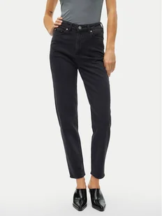 Vero Moda Jeansy Tessa 10302983 Szary Mom Fit - Spodnie damskie - miniaturka - grafika 1