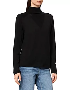 Swetry damskie - G-STAR RAW Damski sweter z krótkim rękawem, Czarny (Dk Black B692-6484), M - grafika 1