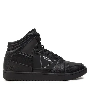 Sneakersy Guess Sava Mid FMTSAM PAC12 Czarny - Sneakersy męskie - miniaturka - grafika 1