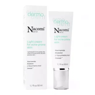 Nacomi Lekki Krem do Cery Trądzikowej 50 ml - Kremy do twarzy - miniaturka - grafika 6