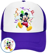 Czapki i chusty sportowe męskie - CZAPKA Z DASZKIEM MYSZKA MIKI DLA DZIECI NA LATO NIEBIESKA BEJSBOLÓWKA - miniaturka - grafika 1