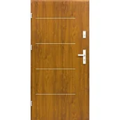 Drzwi zewnętrzne - Drzwi zewnętrzne Elegance złoty dąb 80 cm lewe Splendoor - miniaturka - grafika 1