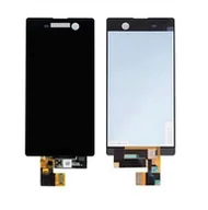 Części serwisowe do telefonów - Wyświetlacz Lcd Ekran Do Sony Xperia M5 Czarny Nowy - miniaturka - grafika 1