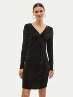 Sukienki - Vero Moda Sukienka koktajlowa Lucy 10316745 Brązowy Slim Fit - miniaturka - grafika 1