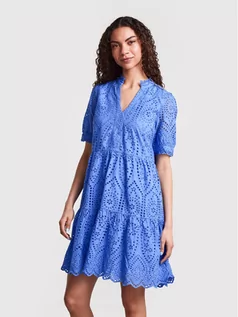 Sukienki - Yas Sukienka codzienna Holi 26027163 Niebieski Regular Fit - grafika 1